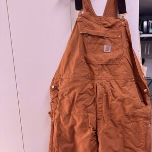 Carhartt Tan Loose Fit Overalls